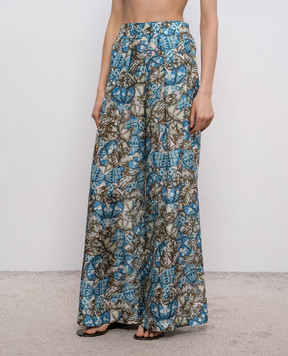 Momoni Aspen printed silk pants MOPA01902MO