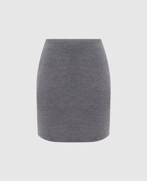 Fabiana Filippi Gray wool skirt GND216F325D462