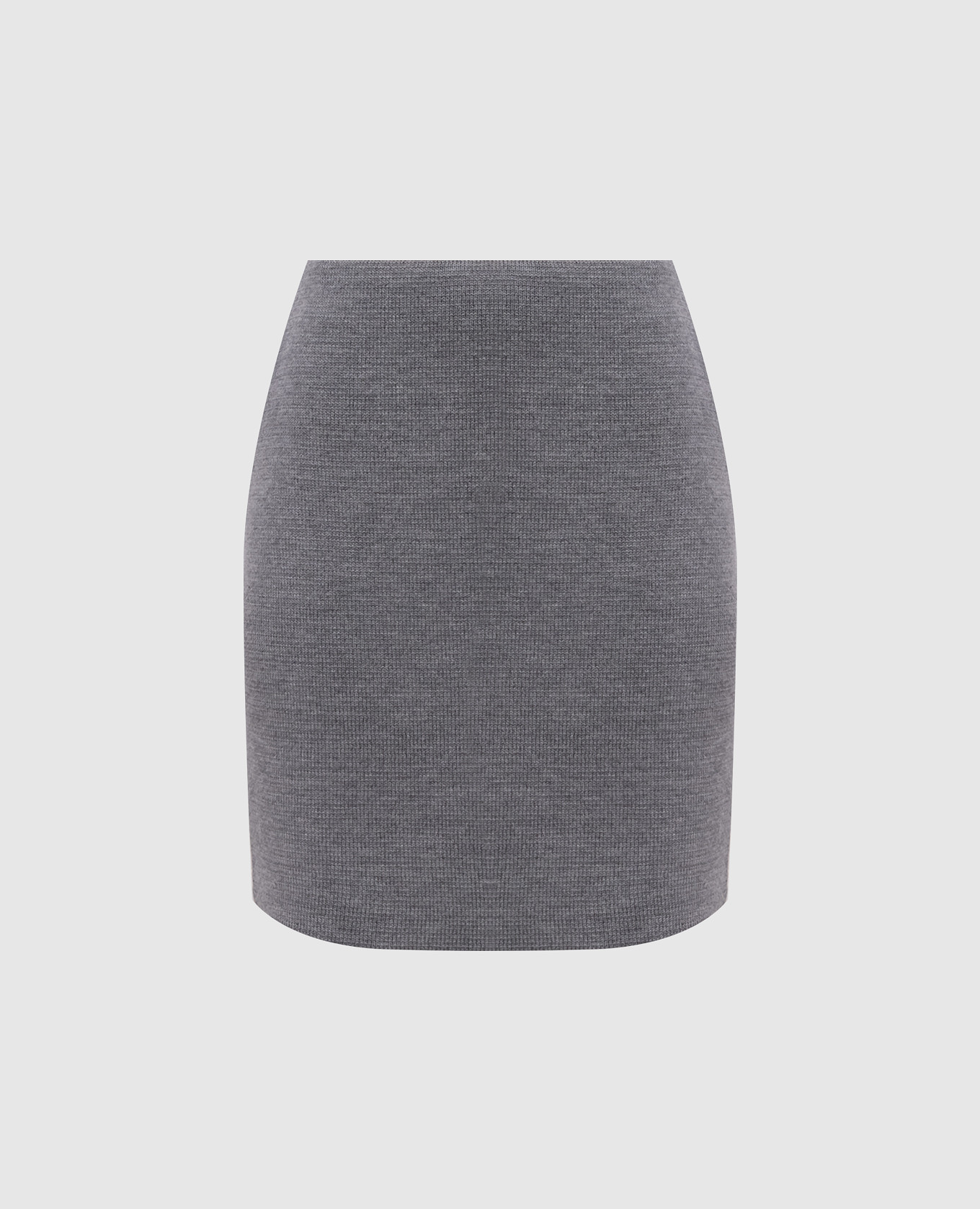 Gray wool skirt Fabiana Filippi