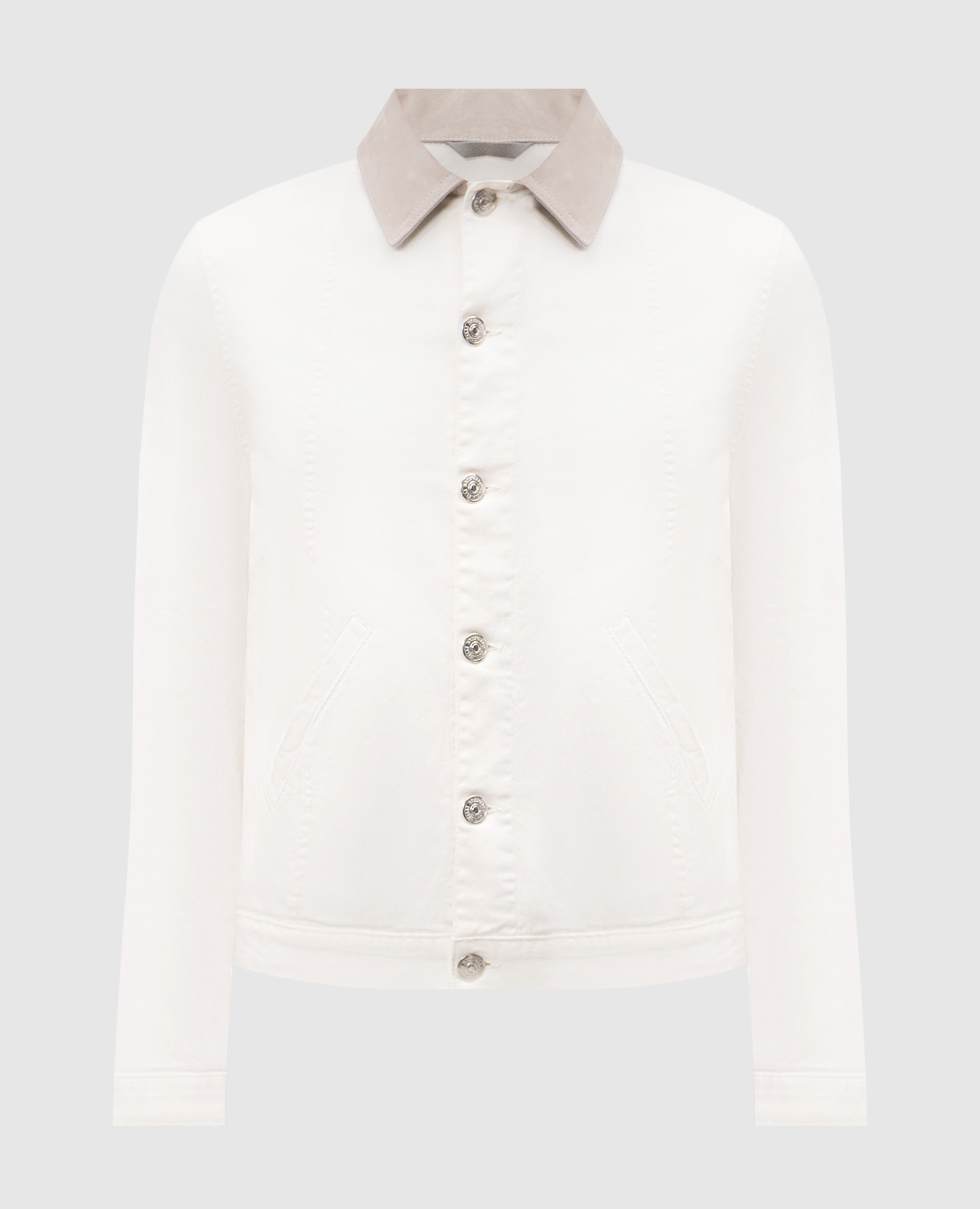 White denim jacket