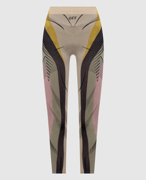Off-White Leggings with logo pattern 2LI00236K