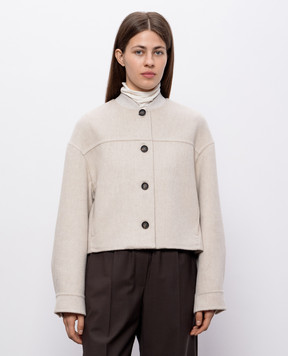 Brunello Cucinelli Beige cashmere jacket MD5037553P