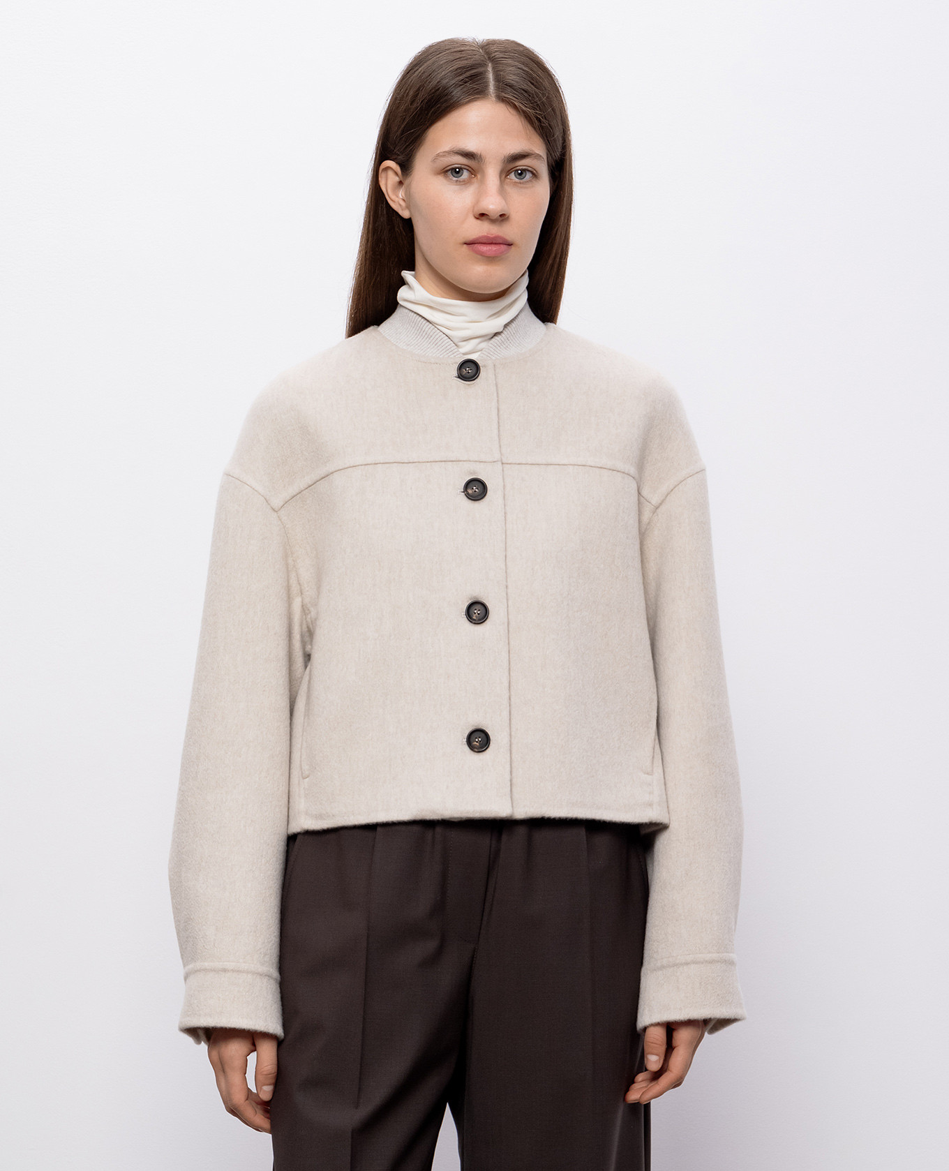 Beige cashmere jacket Brunello Cucinelli 3
