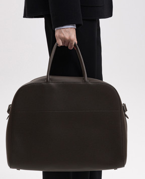 The Row Marco brown leather travel bag W2156L675
