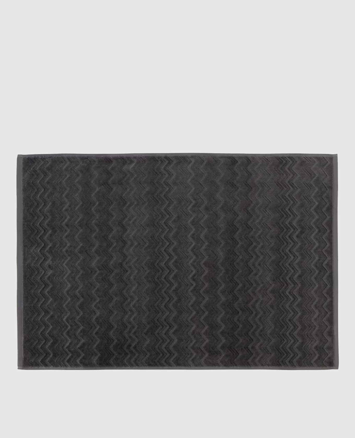 

Grey terry bathroom rug Chail Missoni Home