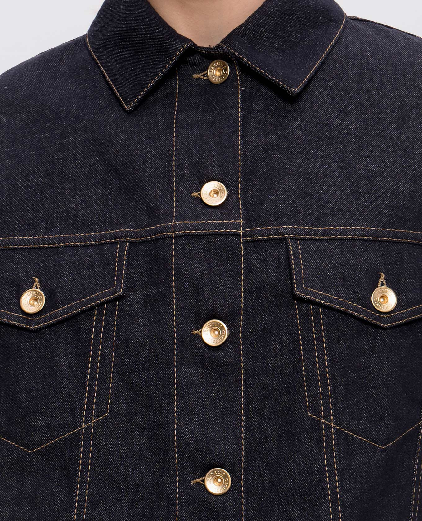 

Blue denim jacket Brunello Cucinelli
