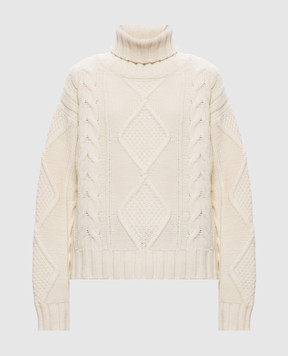 Woolrich Ivory wool sweater CFWWKN2061FRUF0706