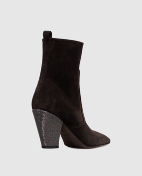 Brunello Cucinelli Brown suede Cossacks MZSFC2600
