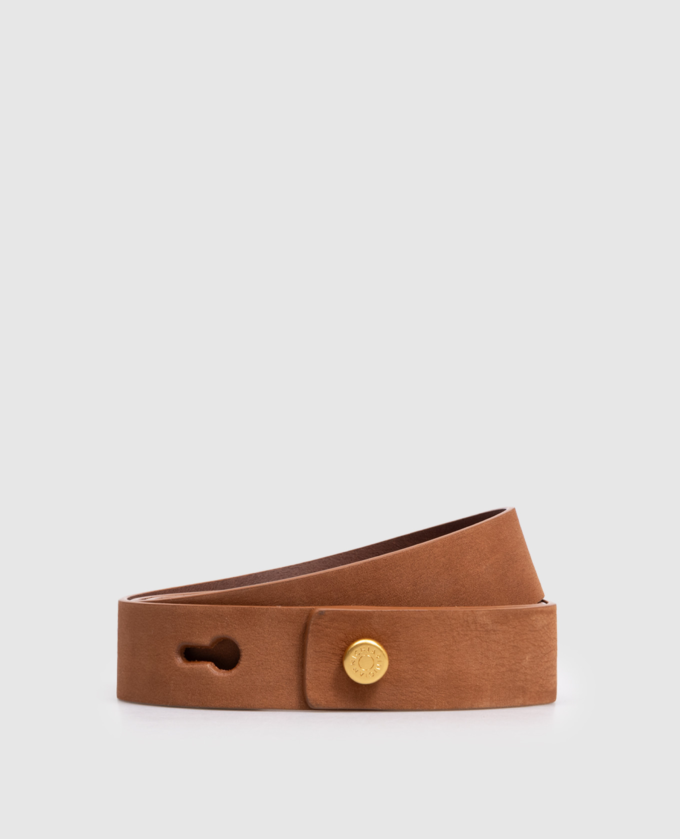 

Brown leather belt Gianni Chiarini