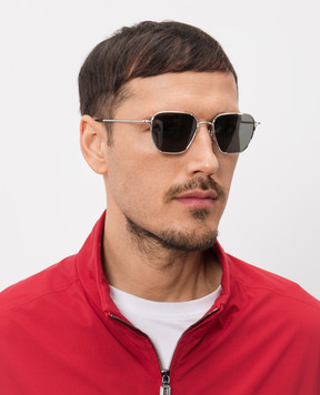 Alexander McQueen Silver sunglasses with logo engraving 861681I3330