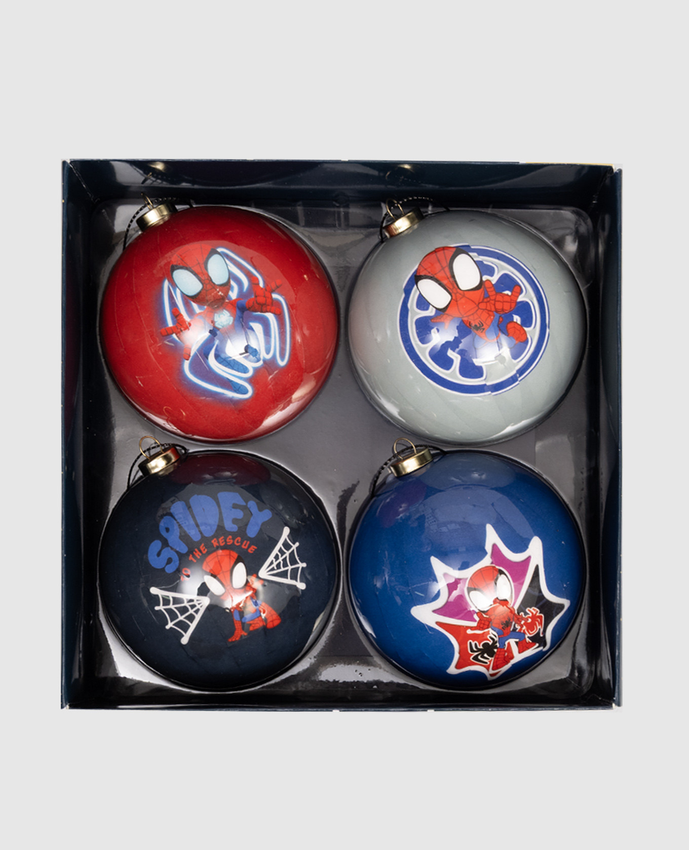 

Set of Christmas tree balls Spider-Man 4 pcs Disney-Marvel, Pink