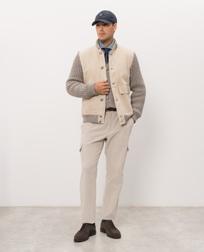 Brunello Cucinelli Gray cashmere cardigan M22203806