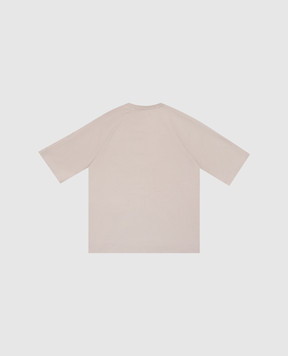 C.P. Company Children's gray T-shirt with logo patch CMM00RLAA171014