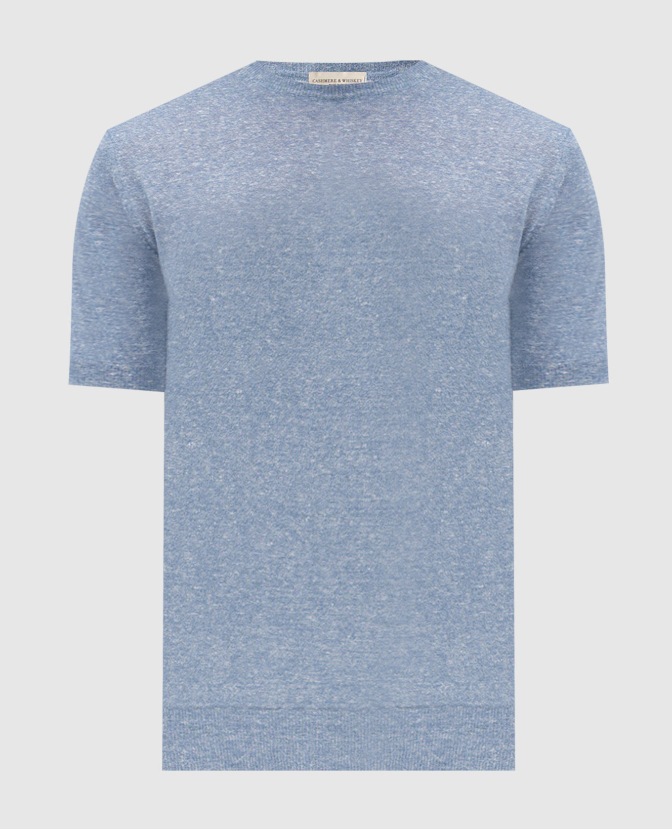 Blue linen t-shirt