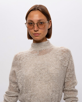 Brunello Cucinelli Gold sunglasses MOCMULTV58