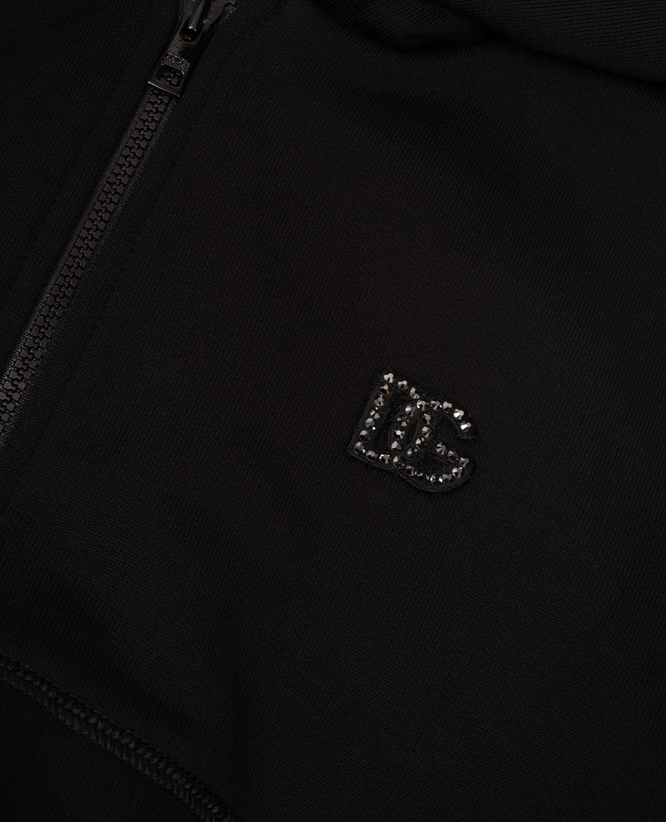 

Children's black sports jacket with monogram embroidery Dolce&Gabbana