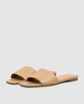Aeyde Anna brown leather flip-flops FSFLOS8MFL012171700