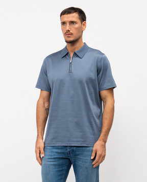 MooRER JERICHO blue polo shirt JERICHOJCL