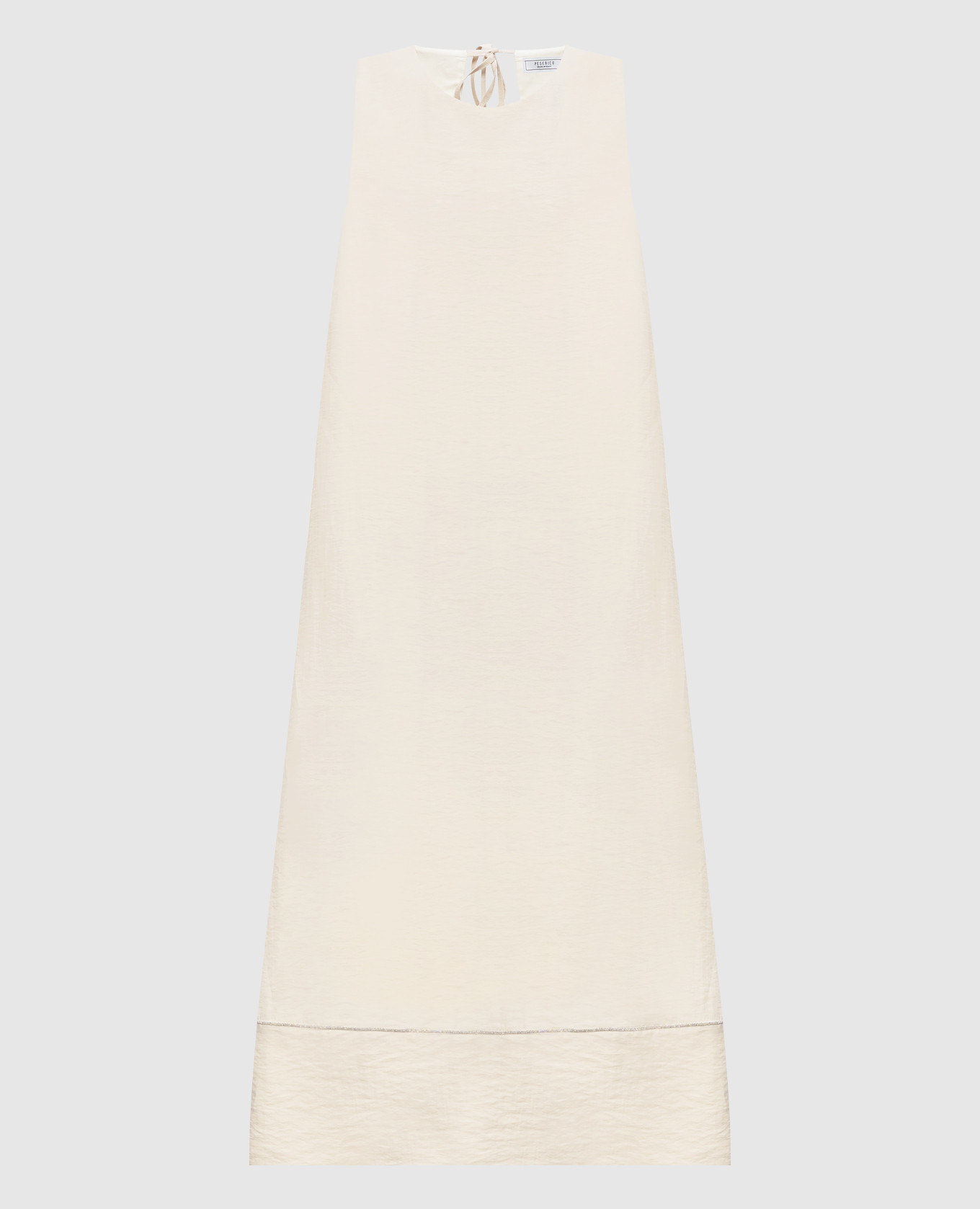 

Beige dress with linen Peserico
