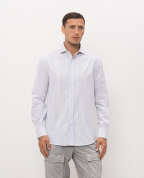 Brunello Cucinelli White striped shirt MY6580627