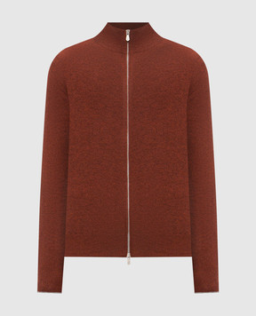Brunello Cucinelli Terracotta cashmere cardigan M2200106