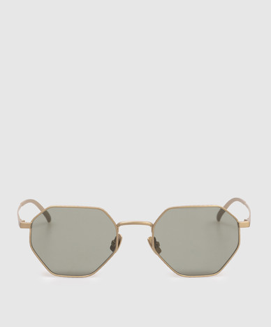 Gold Intrecciato Titanium Sunglasses