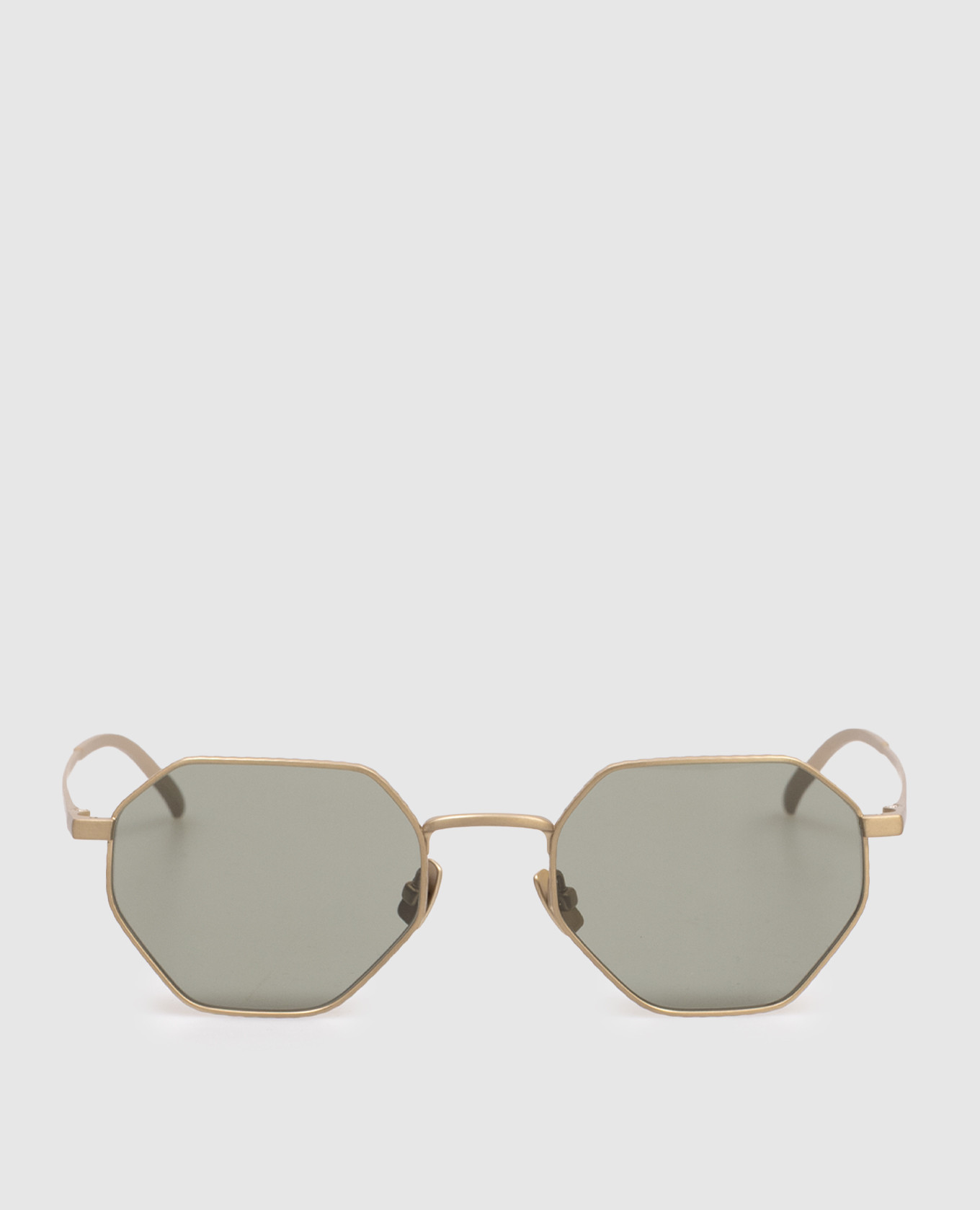 Gold Intrecciato Titanium Sunglasses