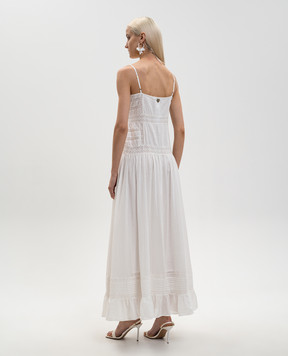 Twinset White dress with lace 261LM2HGG
