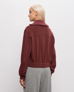 Brunello Cucinelli Burgundy sports jacket MN05NB2T06