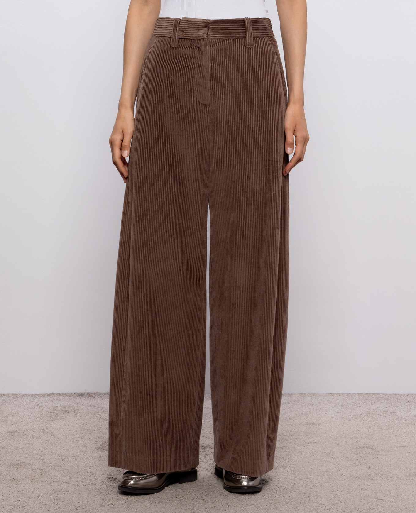 Brown corduroy pants Brunello Cucinelli 3