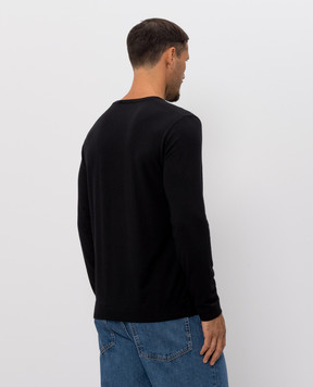 Stefan Brandt Black Enno cashmere sweater ENNOLAMOWSEA