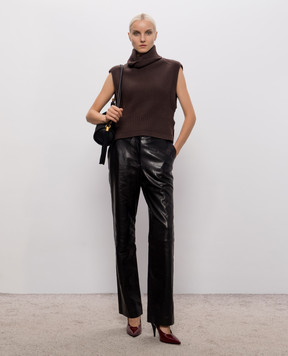 Simkhai Brown wool and cashmere vest 4262977K