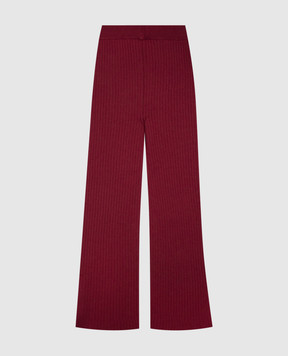 Dolce&Gabbana Children's burgundy wool leggings L5KWNKJDVIX812+