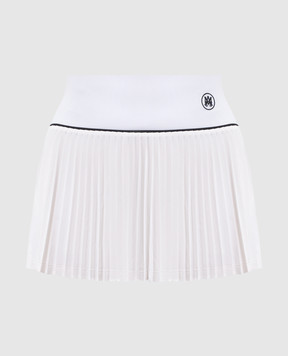 AMIRI White pleated short skirt AWBOAC1016