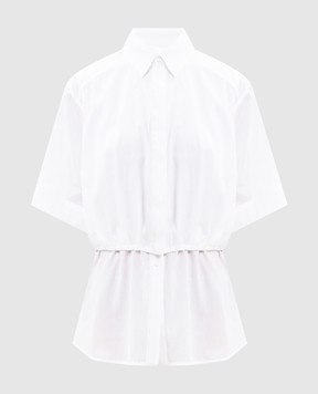 Juun.j White shirt with double construction JW6364W021
