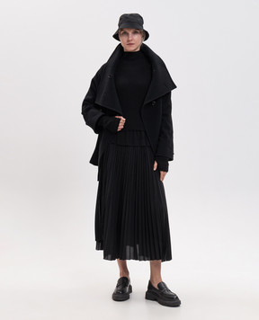 Y`S Yamamoto Black ribbed golf YVK05682