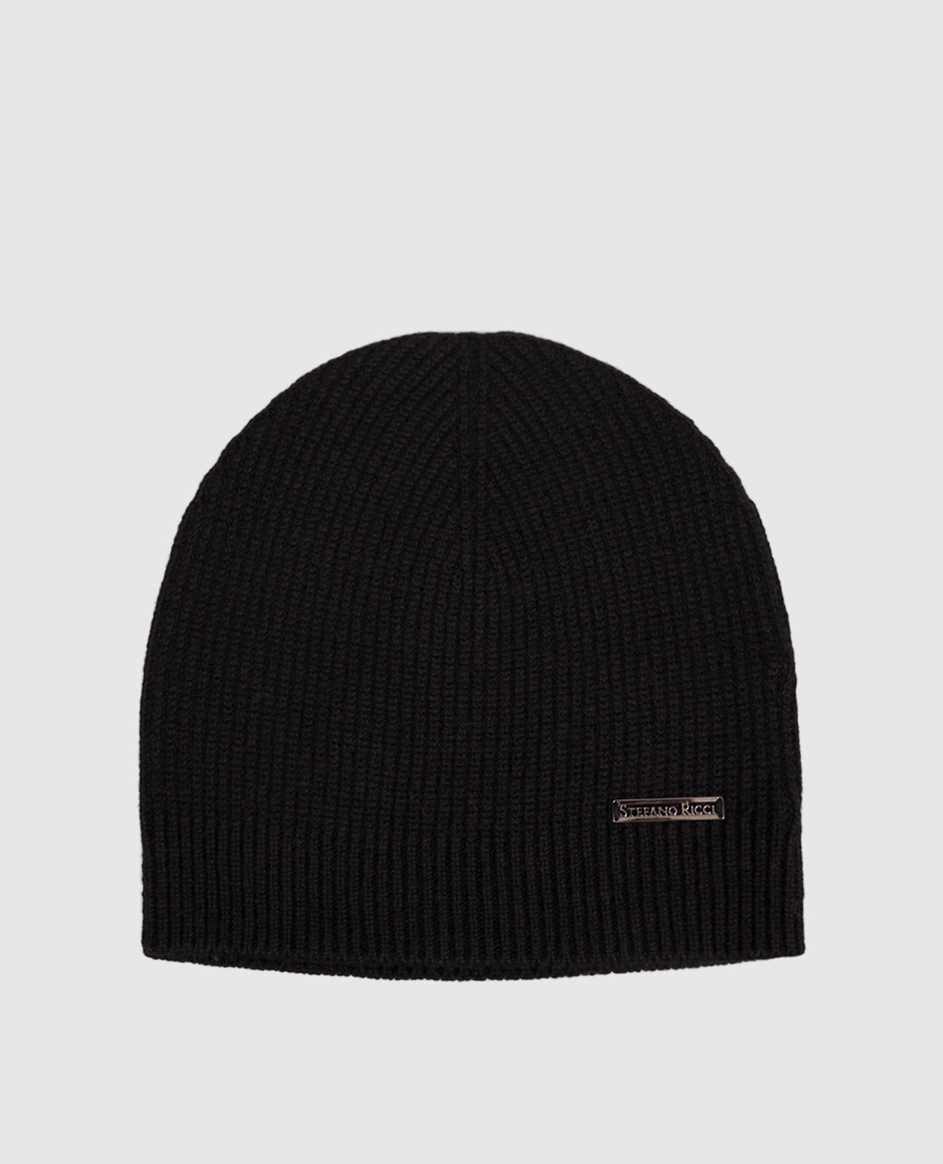 Black cashmere hat