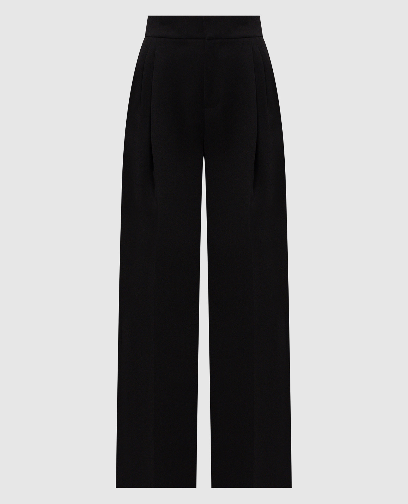 Black pants with textured logo Twinset
