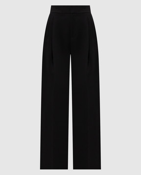 Twinset Black pants with textured logo 262TP2047
