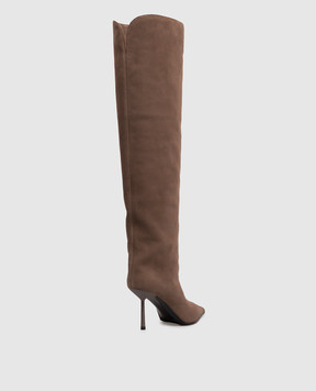 Le Silla Brown suede over the knee boots BELLA 4276C080BXPPVEP