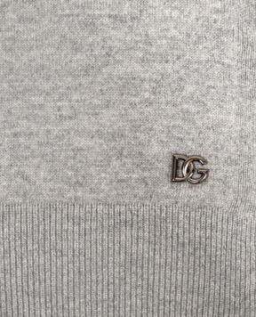 Dolce&Gabbana Grey melange cashmere scarf FXR30TJBW2L