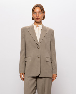 Twinset Khaki jacket with wool 262TT2222