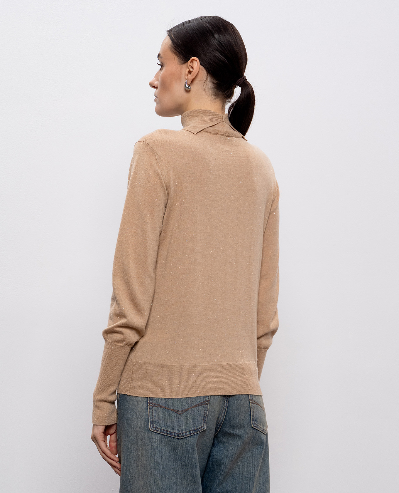 

Beige golf with wool Peserico