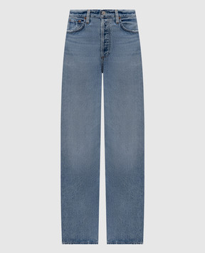 AGOLDE Blue jeans with a worn effect A90791556