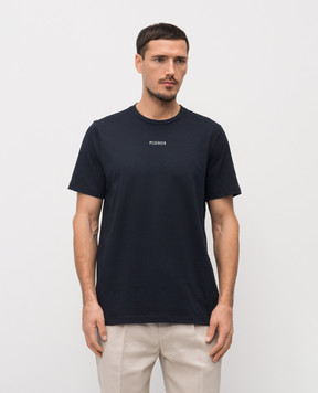 Peserico Blue T-shirt with logo R55000J0Q302358