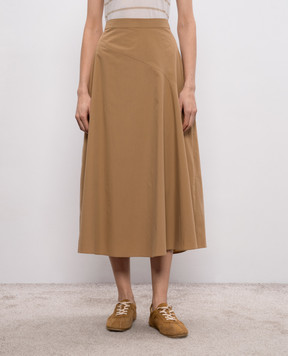 Max Mara Weekend Brown midi skirt ZATTERA WKDZATTERA