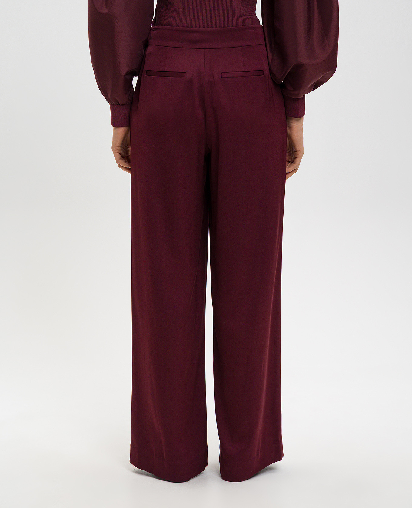 Kyra burgundy pants Simkhai 4