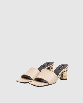 Givenchy Beige leather Tape mules BE30AGE1J7