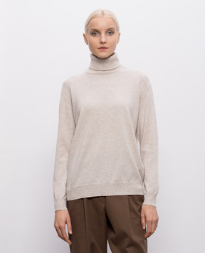 Brunello Cucinelli Beige cashmere turtleneck M12150103P