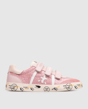 Premiata Andy children's pink combination sneakers 242094022735